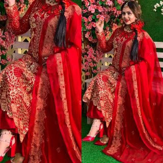 Soft Georgette 4 Pieces Set (unstitched)