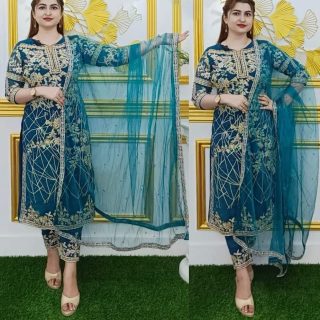 Soft Georgette 4 Pieces Set (unstitched)