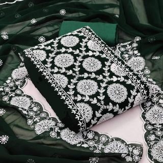 New digeiner indian Tissu all over Ambutari work four pieces collection for women ( 4 pieces)